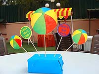 Ball Party Supplies theme Center pieces